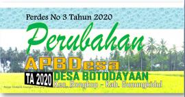 Perubahan APBDes 2020